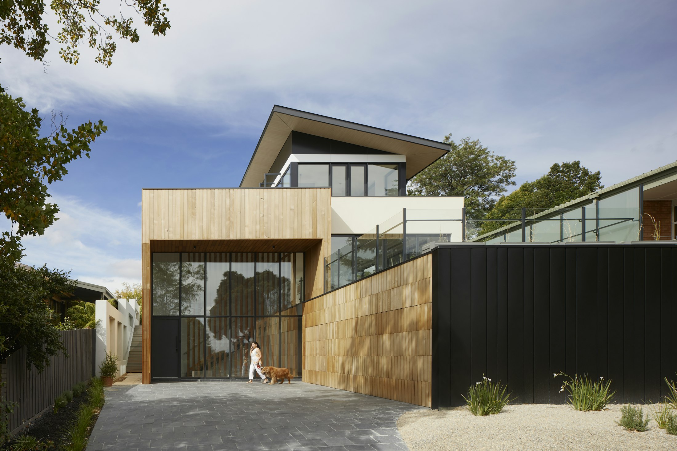 Residencia contemporánea en el sur de la Florida — fotografía de muestra