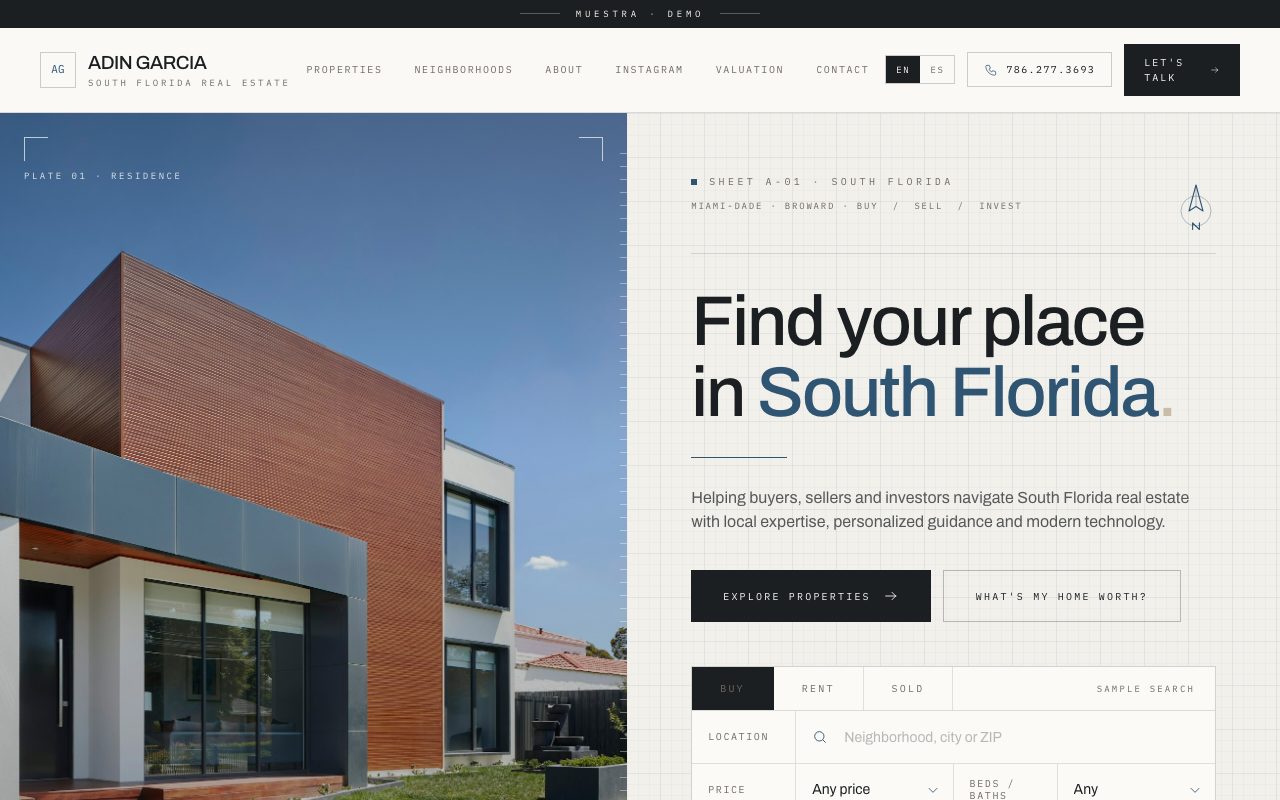 Adin Garcia — personalized website demo preview