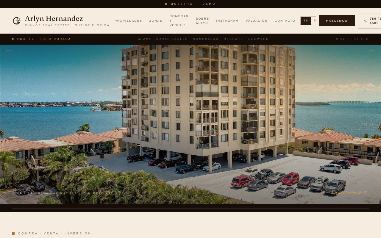 Arlyn Hernandez — personalized website demo preview