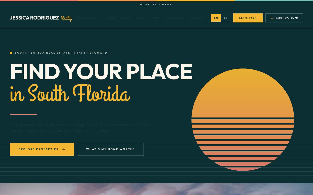 Jessica Rodriguez — personalized website demo preview