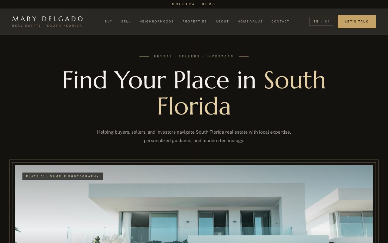 Marycelys (Mary) Delgado — personalized website demo preview